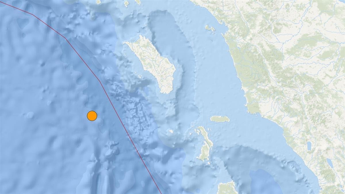 快訊／印尼尼亞斯6.0強震！震源深度僅10公里 急發海嘯警報
