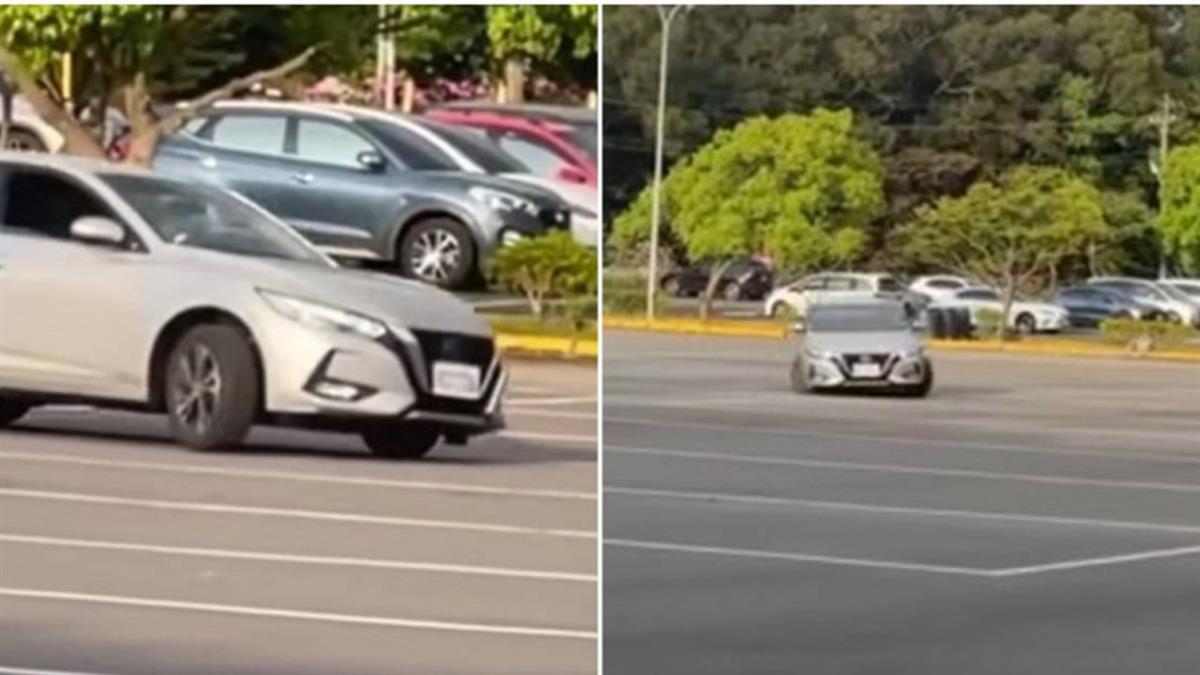 他在六福村停車場囂張甩尾！嗆警「跟你耗」 上銬秒求饒：不要動手