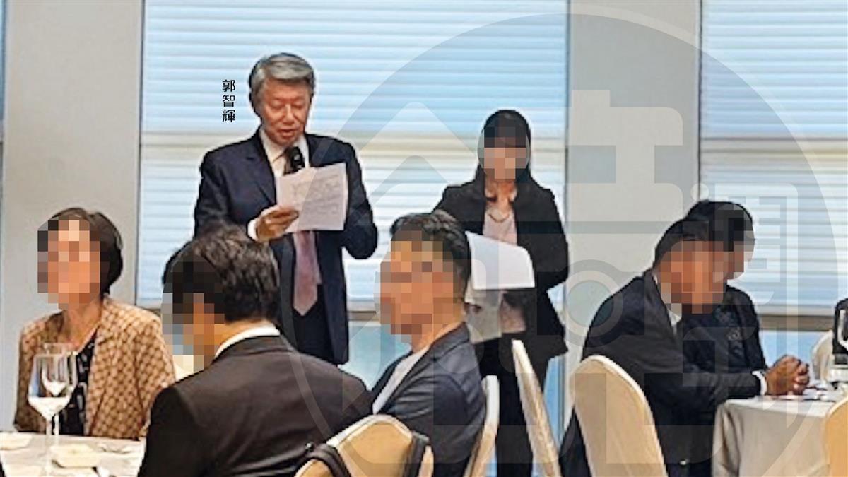 郭智輝圖利崇越？設宴辦在妻兒旗下餐廳 經濟部回應了