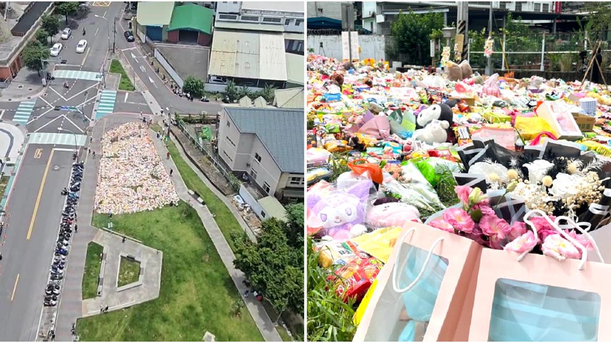 三峽車禍追思物堆滿地！他問「能不能拿」？網炸鍋