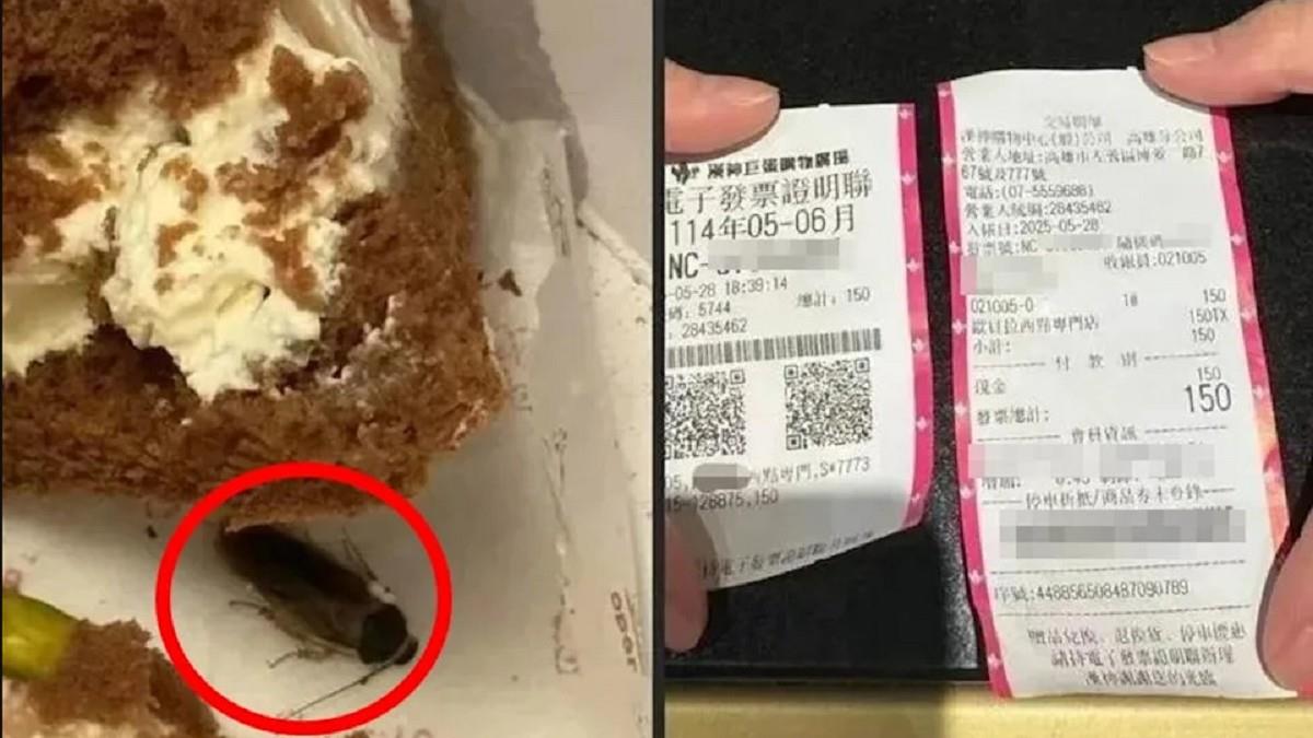 高雄名店蛋糕有「活體小強」？ 業者揪1疑點 衛生局出手了