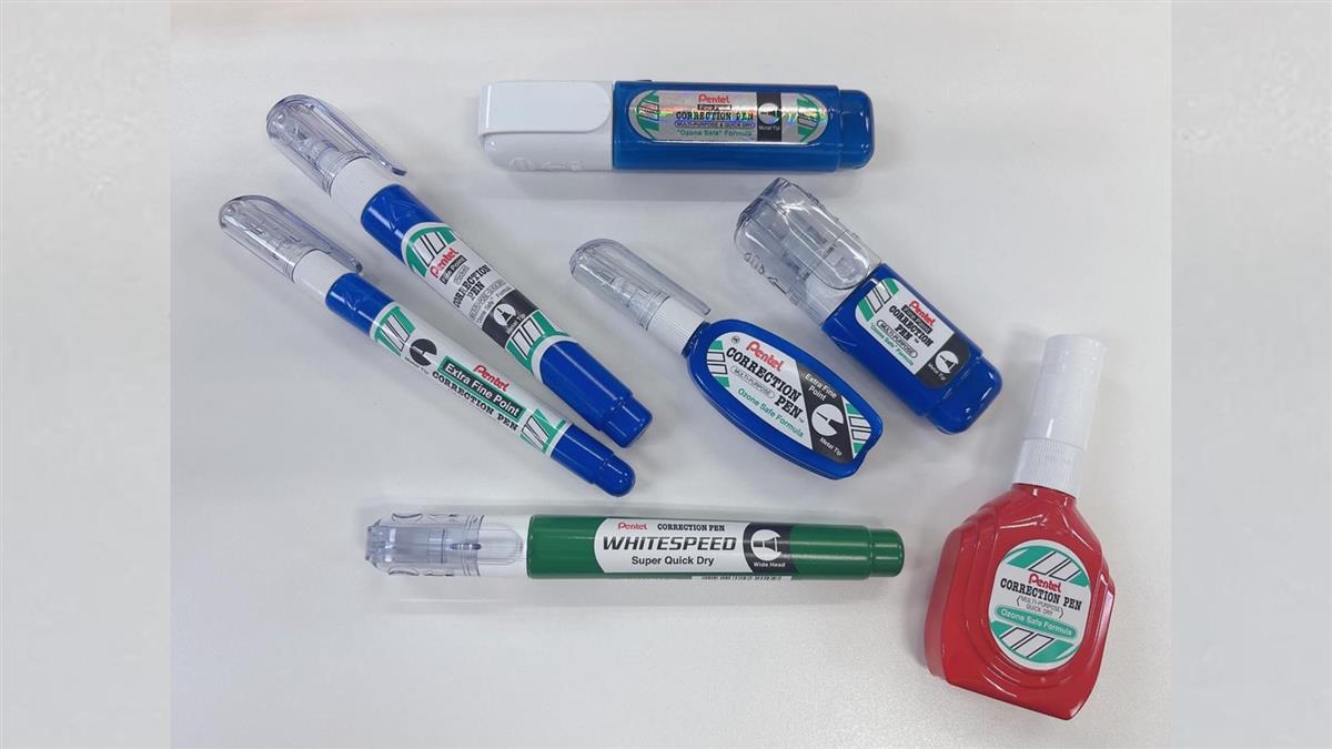 從小困惑到大 立可白「紅、藍色」差在哪？ Pentel小編解答了