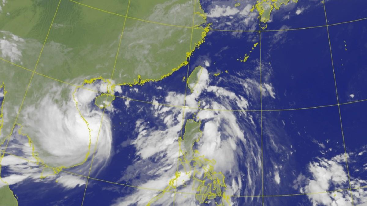 左有蝴蝶、右有熱帶低壓！4大降雨熱區曝光