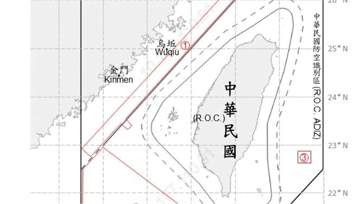 「50架共機」大舉出海 3面環繞包圍台灣