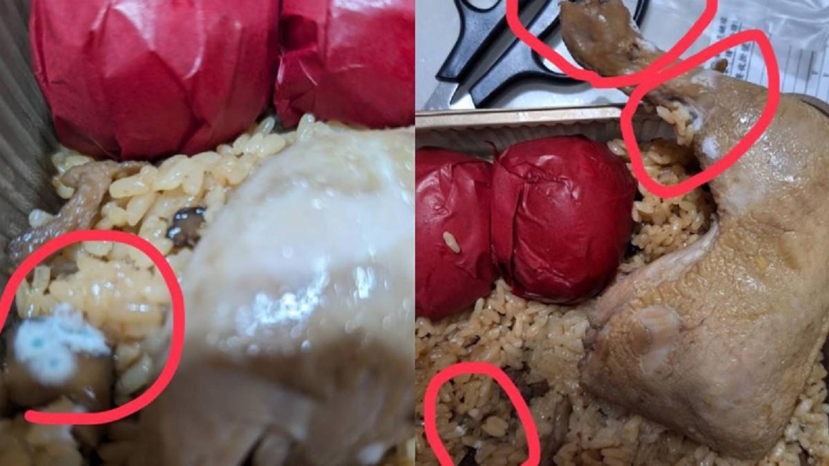 送彌月油飯「10盒以上發霉、飄異味」 她氣炸：業者互踢皮球