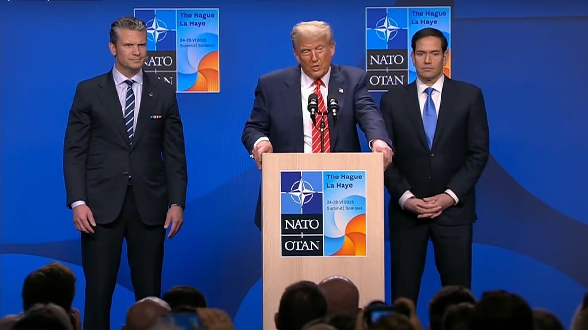 被北約秘書長叫「爸爸」 川普笑：他很喜歡我