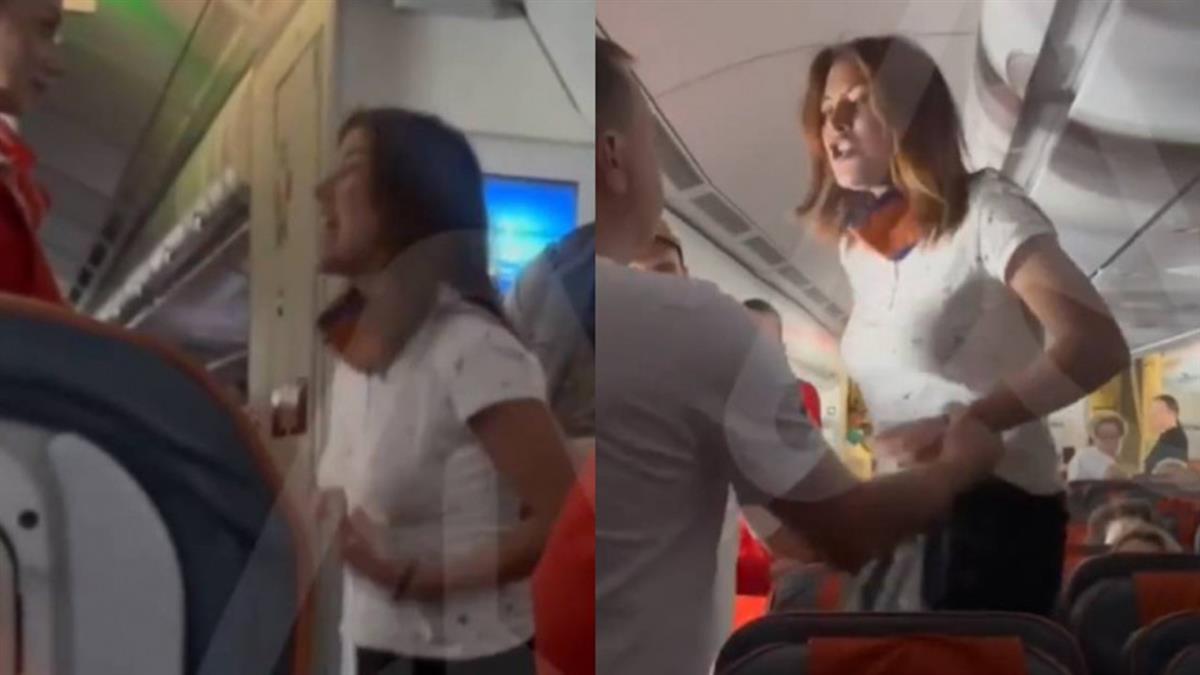 機上大喊「胸痛屁股痛」想升艙！ 女乘客慘遭壓制綁在機尾