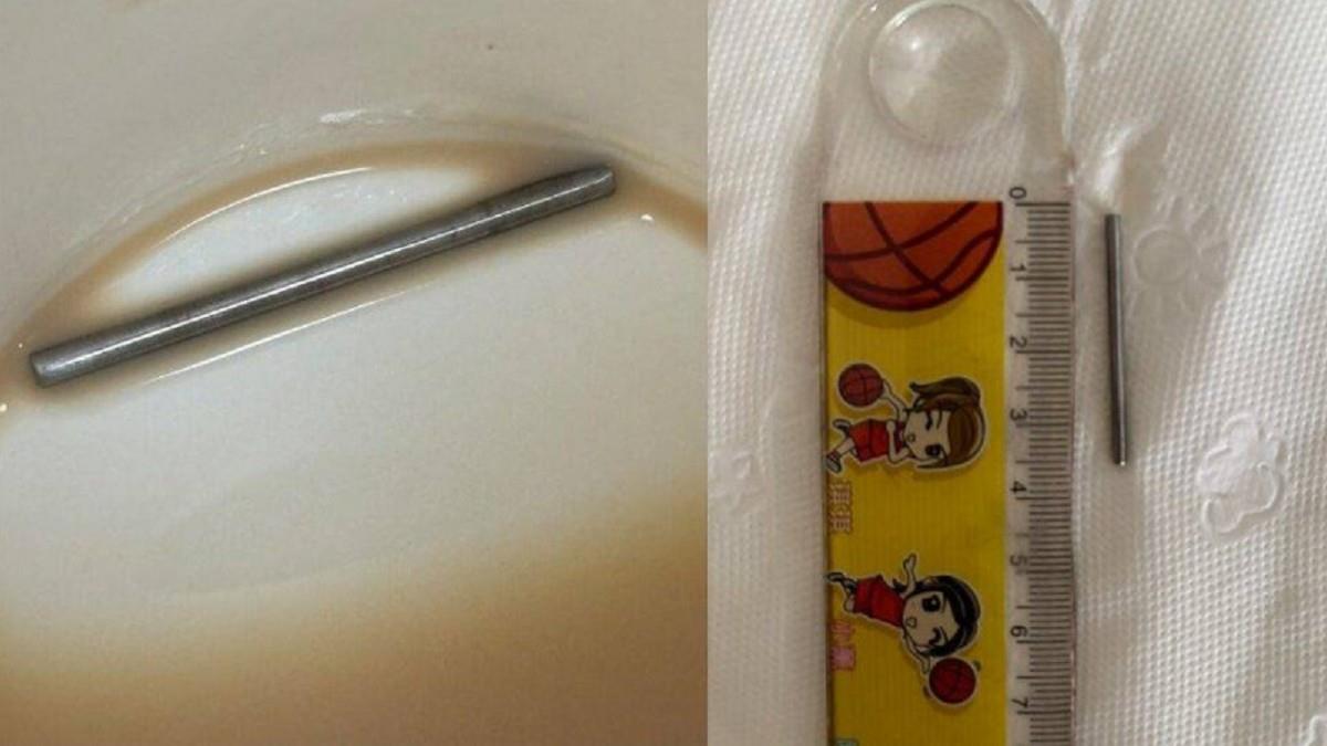 嚇人！喝珍奶卡卡驚見「3.5公分鐵條」 店家：不可能發生