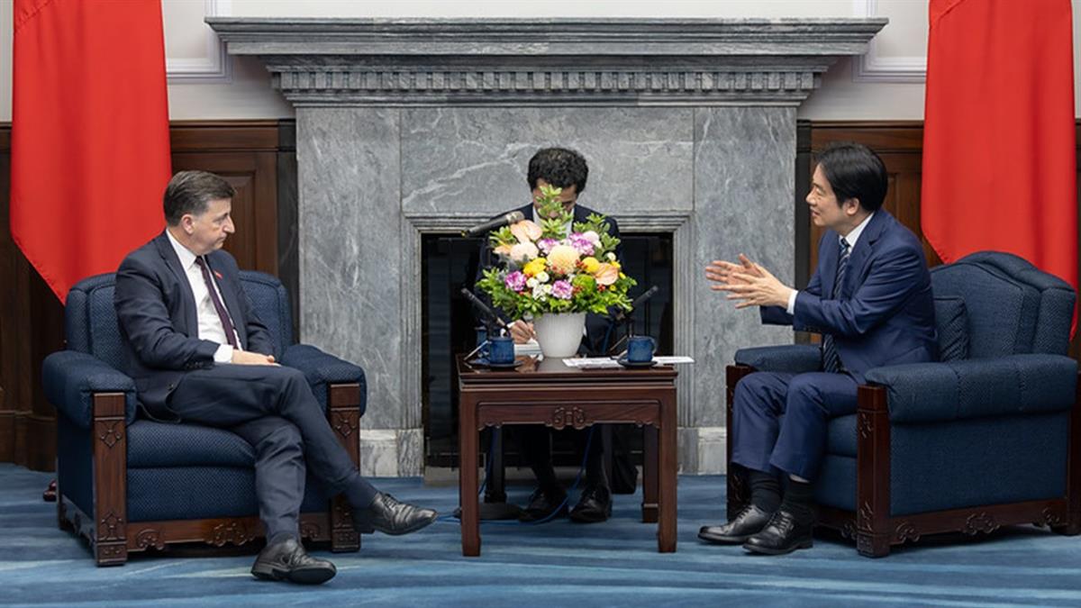 接見英國商貿副大臣 賴清德：希望挺台加入CPTPP