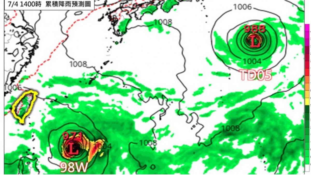 雙颱醞釀中！專家曝路徑：有登陸可能