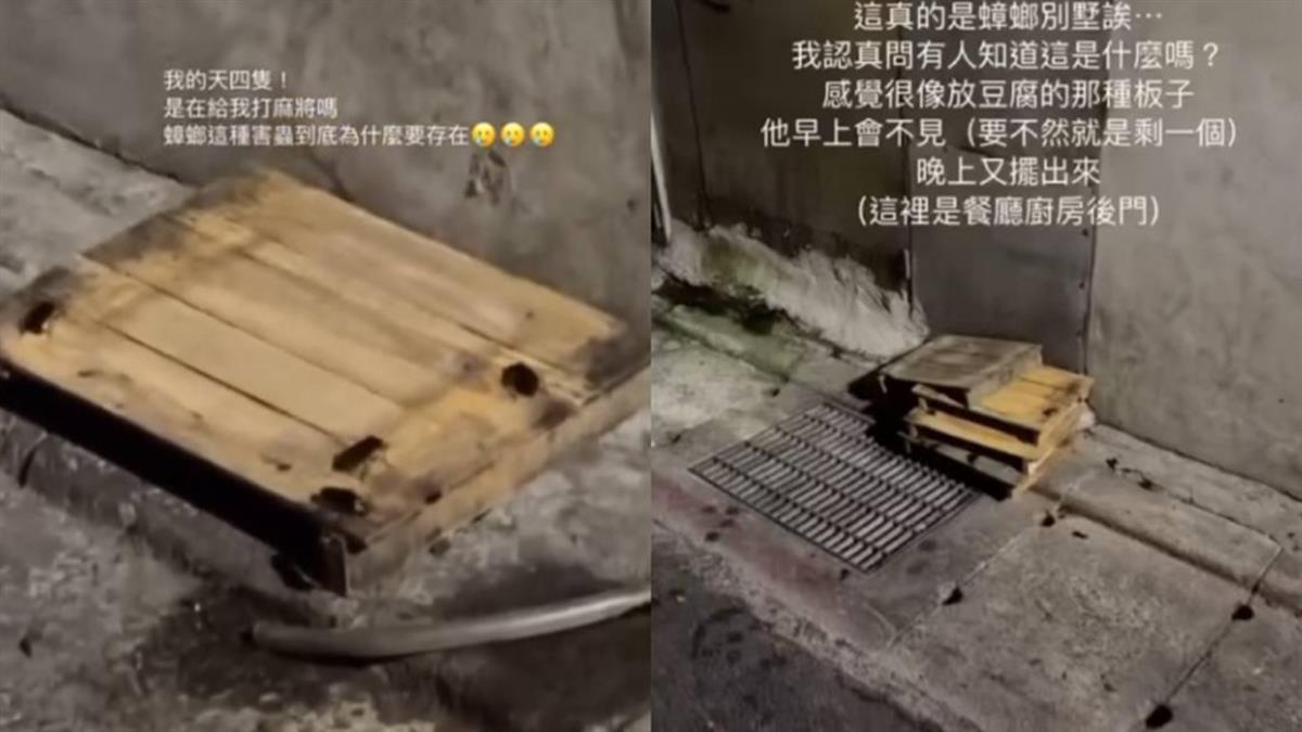 知名餐廳「器具放水溝蓋」小強亂竄！ 業者致歉：將停賣2週