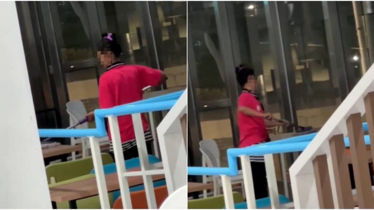 最美服務區變調！ 清潔員「拖把當抹布擦桌」 統一超回應了