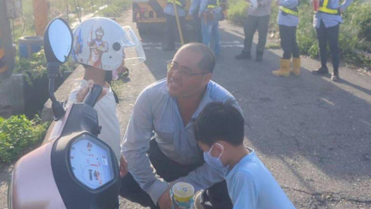 台電爸7天沒見幼子！「媽帶兒衝搶修現場」他卸下疲憊笑了