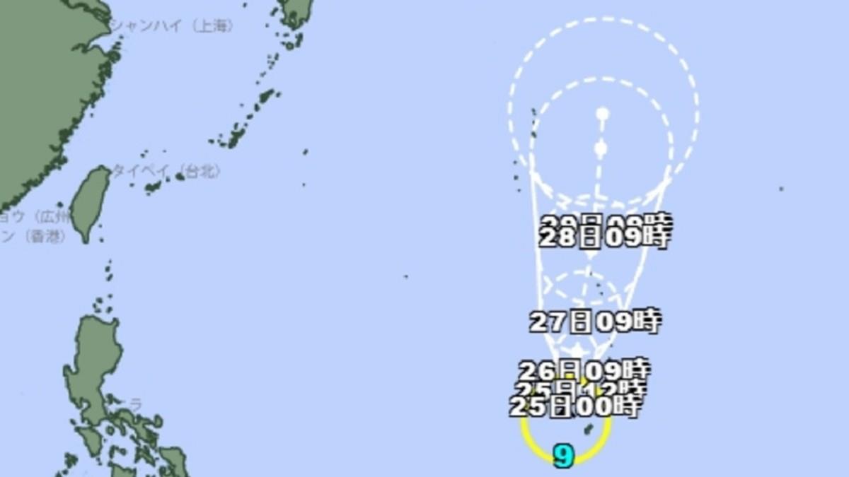 柯羅莎颱風生成了 海面三颱共舞！