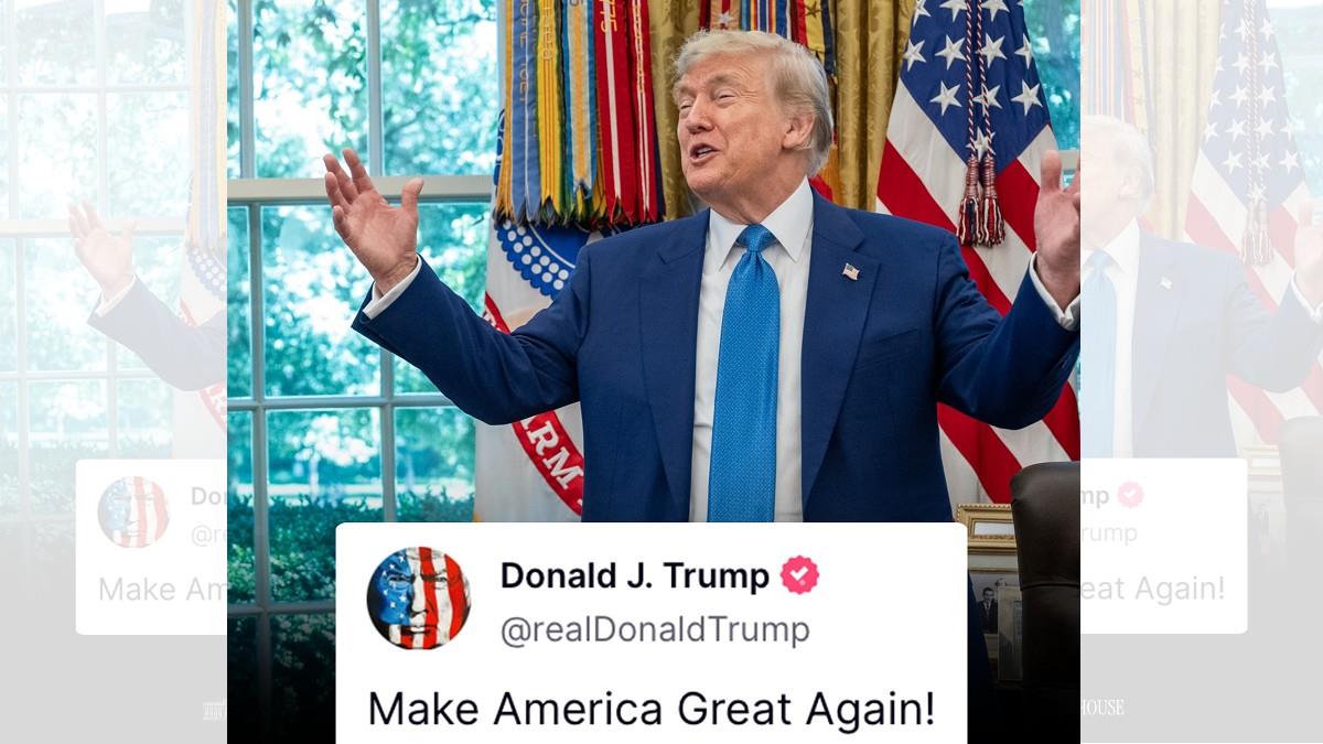 想拚第三任？ 川普改口「有意再選」：民眾喜歡我的關稅政策