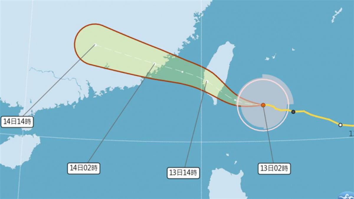 楊柳颱風「估這時」登陸台東！ 專家示警：慎防毀滅性強陣風