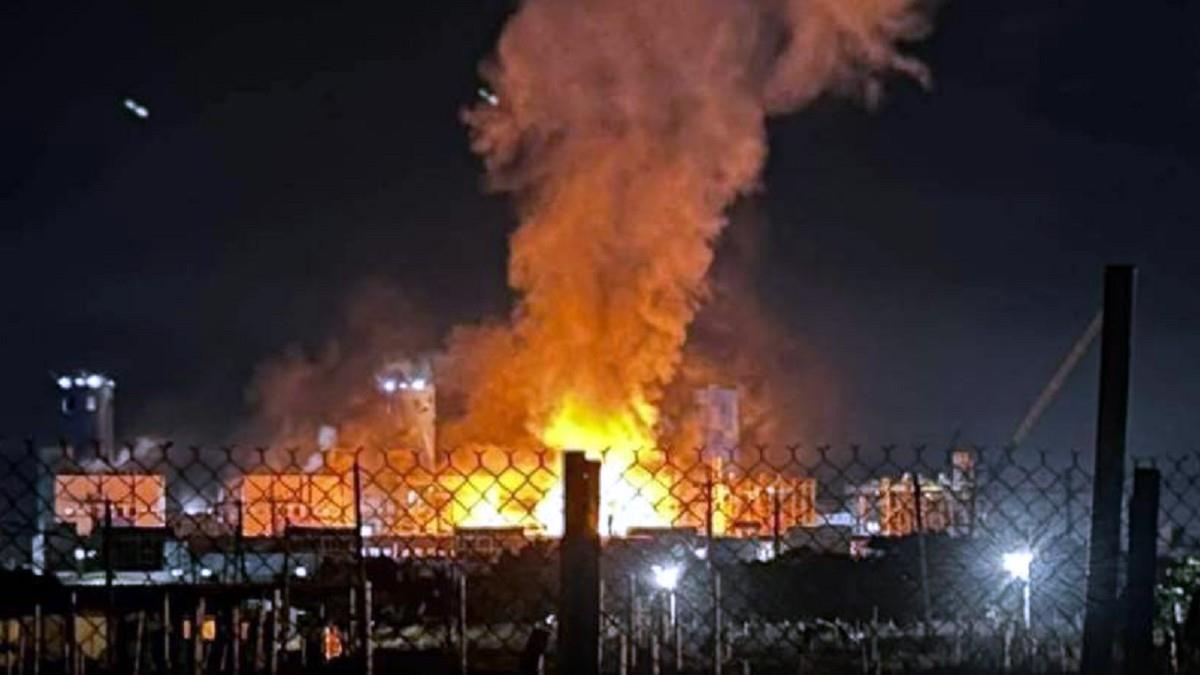 興達電廠爆炸！ 孩嚇哭「不要住這了」 里民怒吼給交代