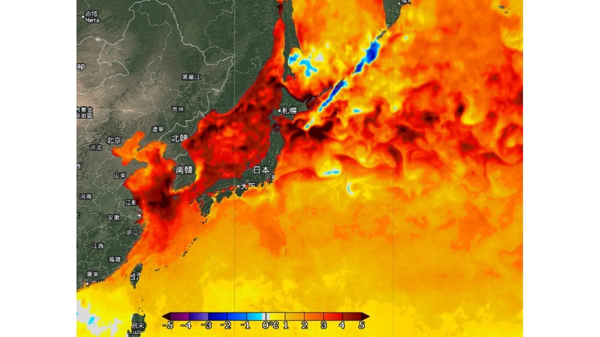夏季拉長了？ 鄭明典曬1圖「海溫一片火紅」