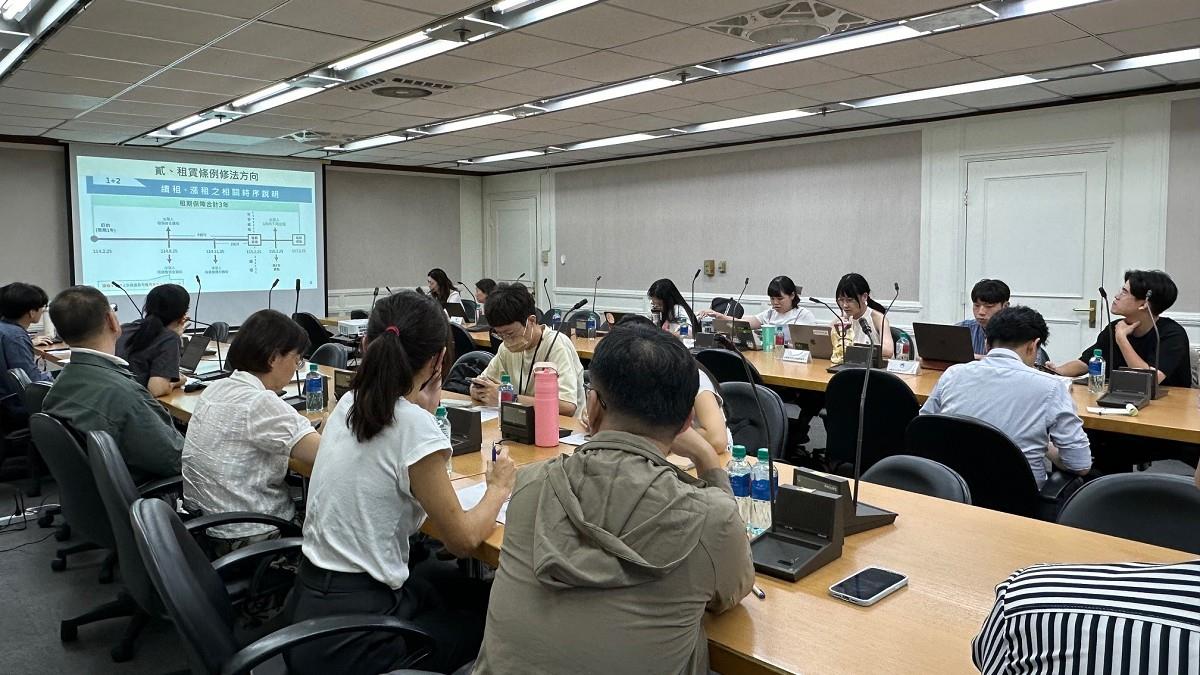 解決青年租屋困境 內政部邀青年團體 討論租賃條例