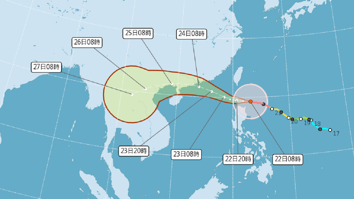 強颱樺加沙「已達巔峰」 鄭明典：符合超級颱風標準