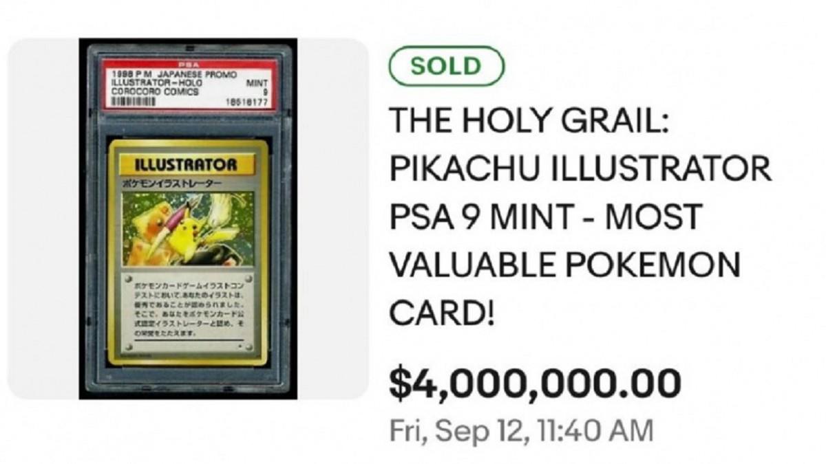 10年飆漲80倍！ 這張「寶可夢卡牌」 拍出天價1.2億