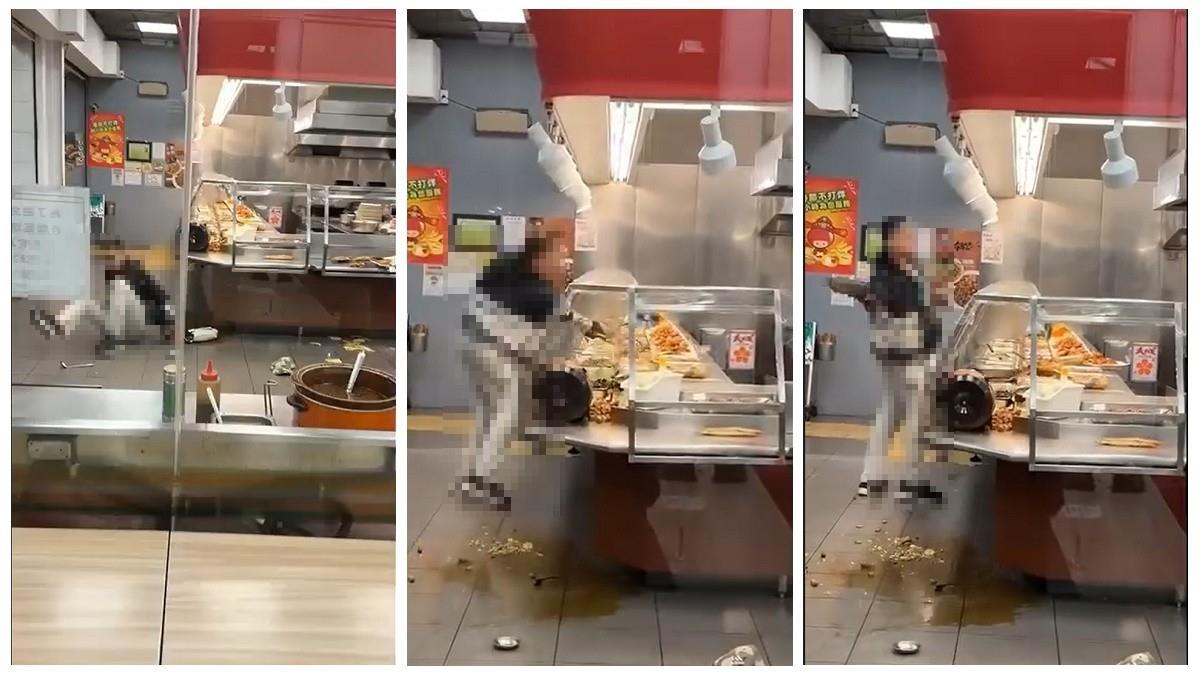 想白吃清粥小菜遭拒！台中男怒砸店、飛菜刀遭逮