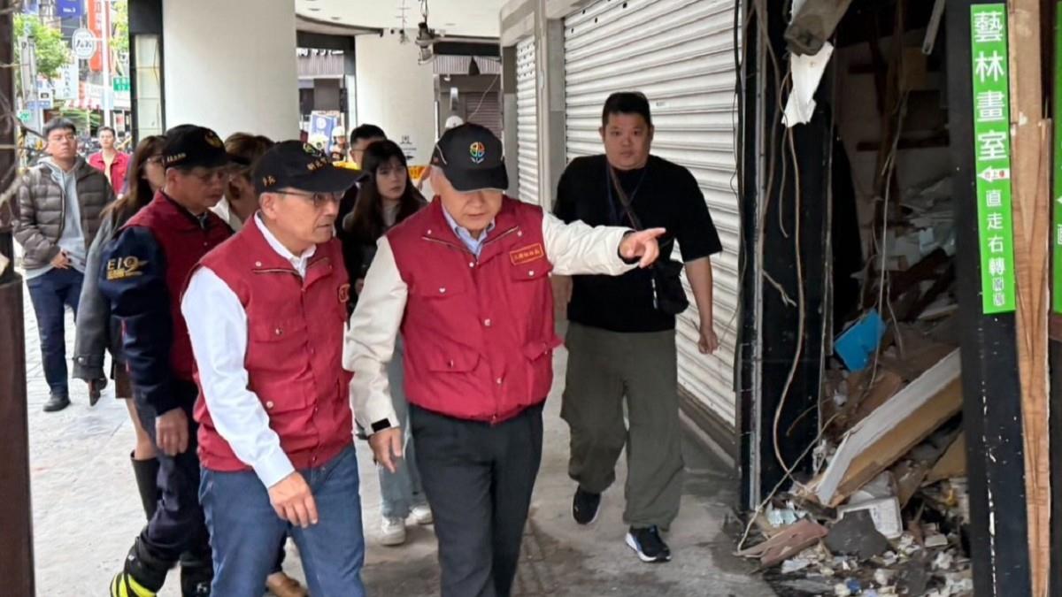 板橋暗夜氣爆6人傷！侯友宜現場視察：鄰損依法求償